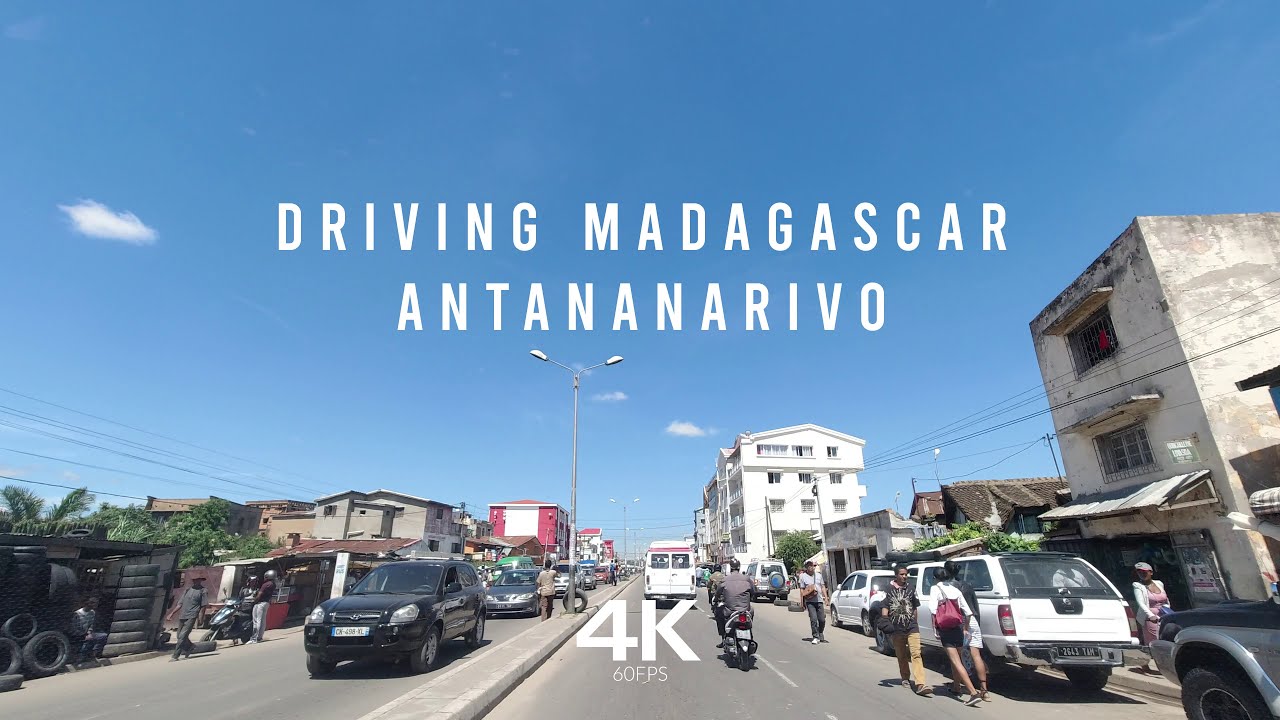 DRIVING MADAGASCAR ANTANANARIVO 🇲🇬 4K⁶⁰ | TIMELPASE