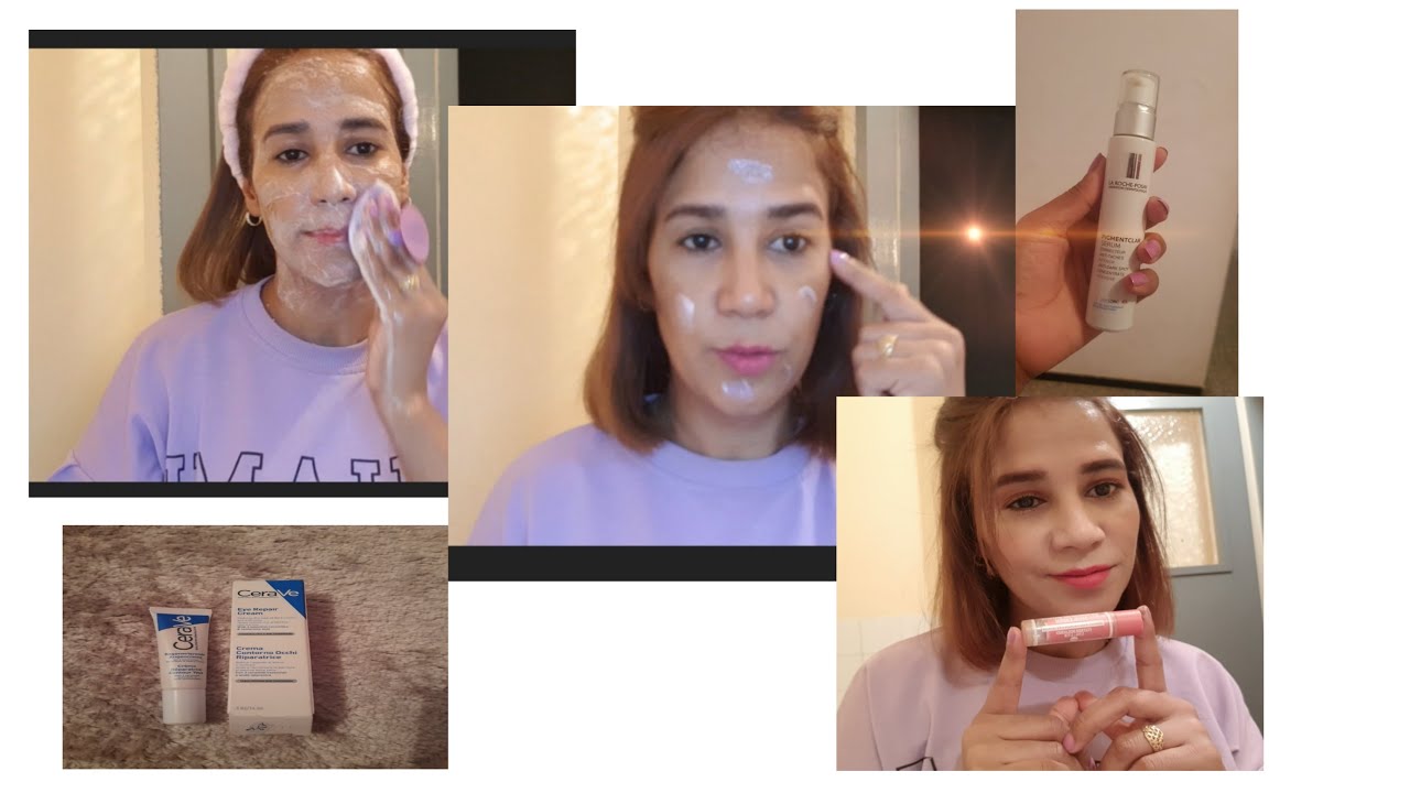 روتيني المساءي  للعناية بالبشرة  my skin care routine