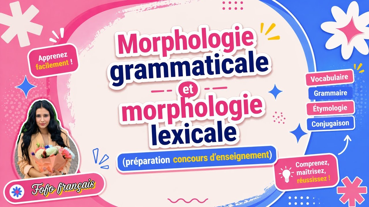 Morphologie grammaticale et morphologie lexicale (préparation  concours d'enseignement) بمذاق القهوى