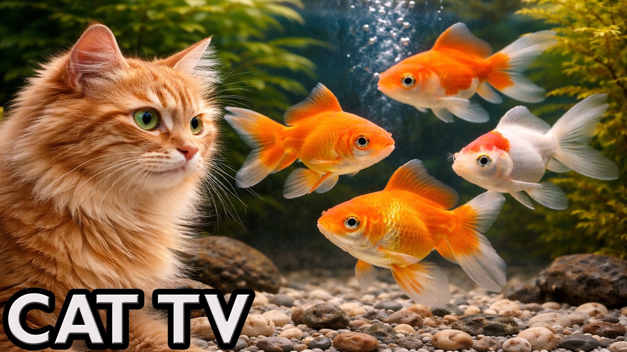 🔴 LIVE Cat TV Aquarium 🐟 Real Fish for Cats to Watch | Cat Aquarium