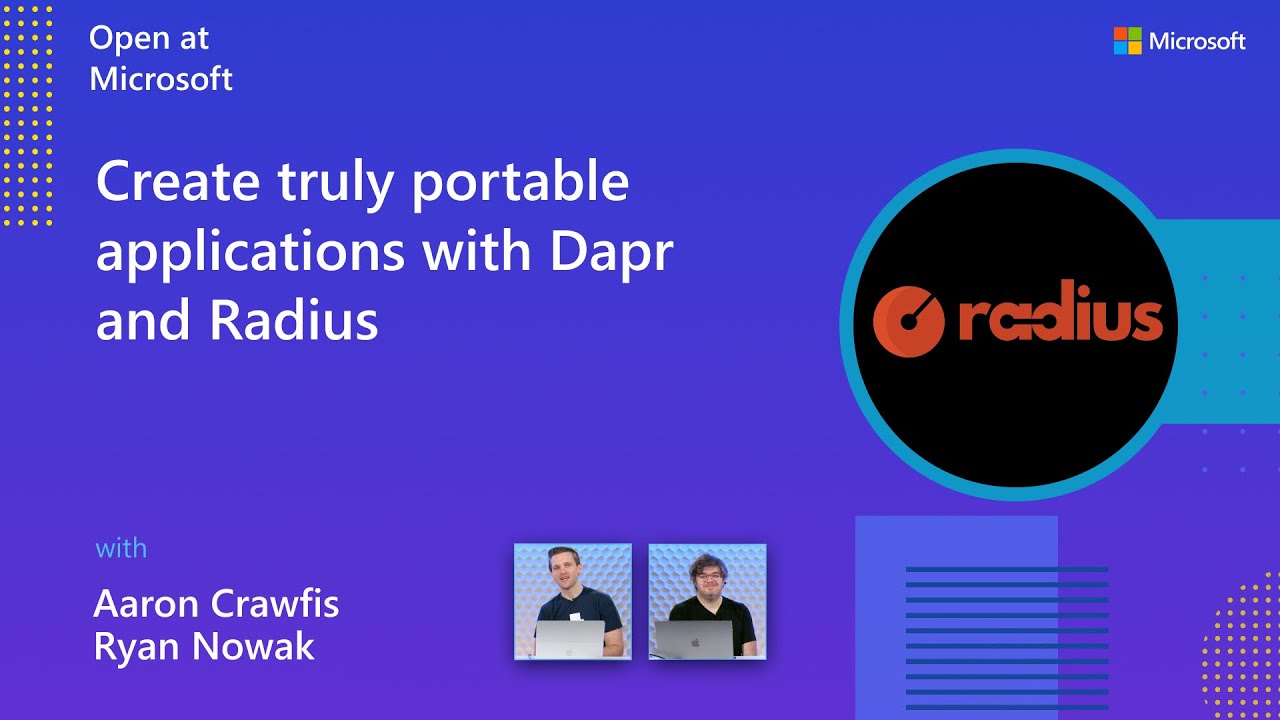 Create truly portable applications with Dapr and Radius