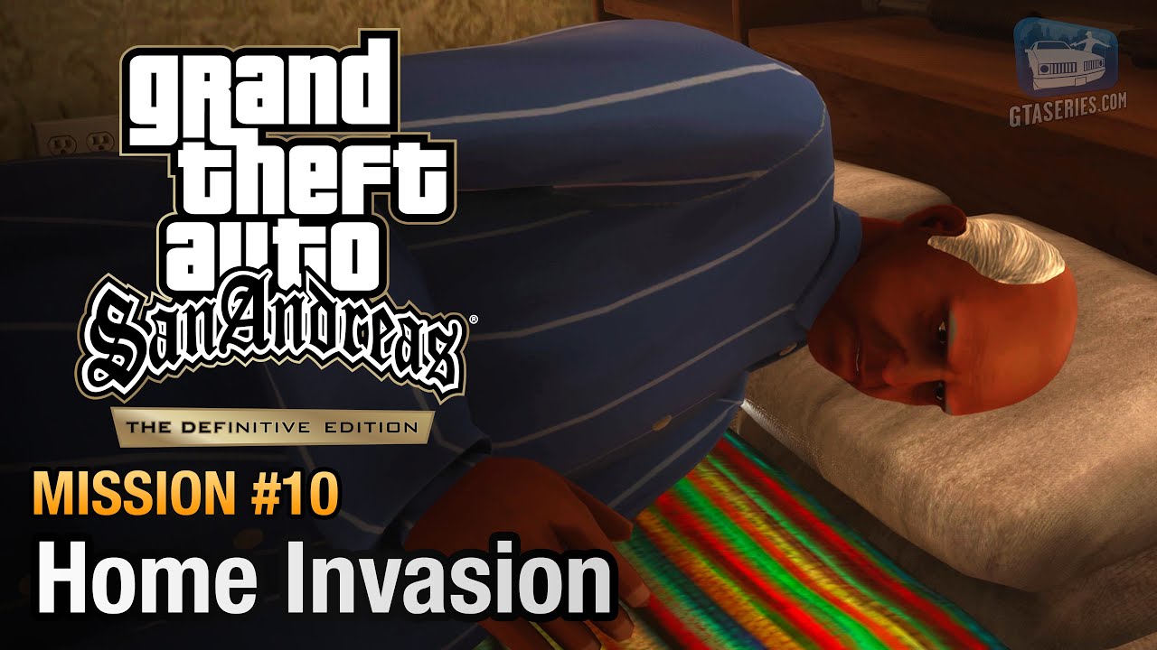 GTA San Andreas Definitive Edition - Mission #10 - Home Invasion