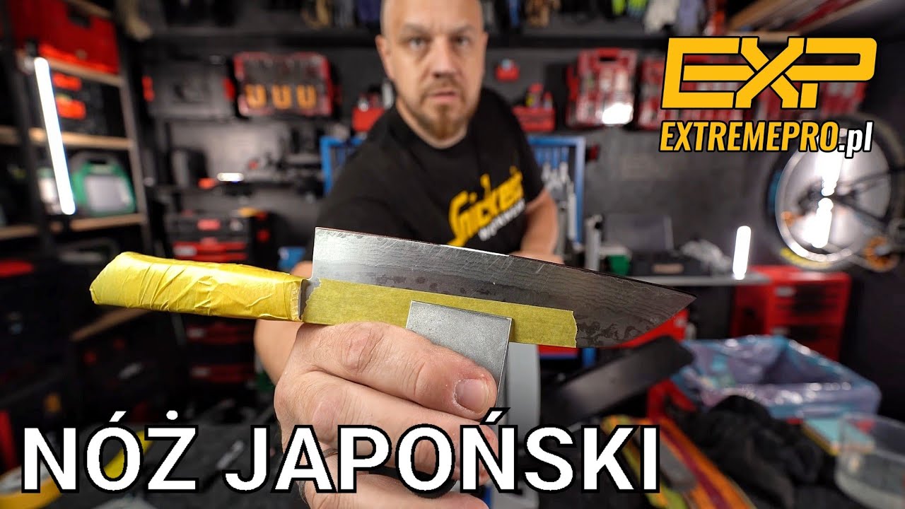 TORMEK T-8 - ostrzenie noża japońskiego