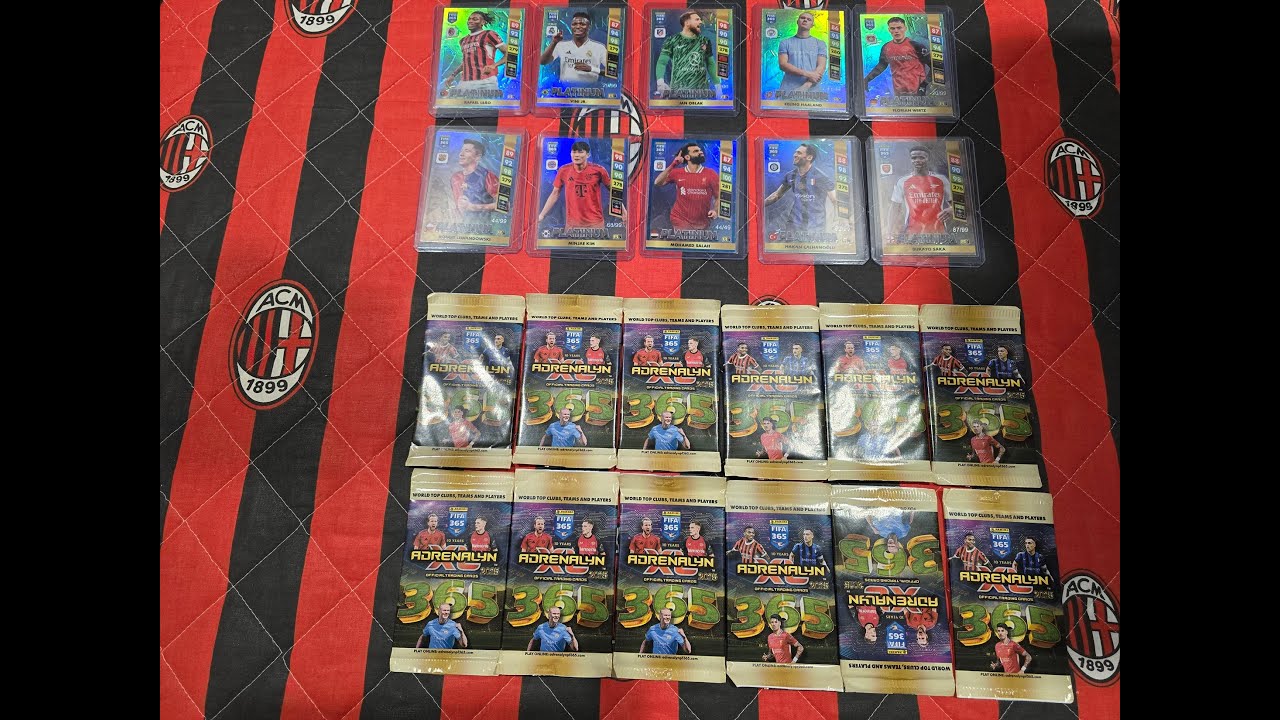 PANINI FIFA 365 2025 - POJEDYNEK 10 KART PLATINUM - OTWIERAM 12 SASZETEK - KTO WYGRAŁ???