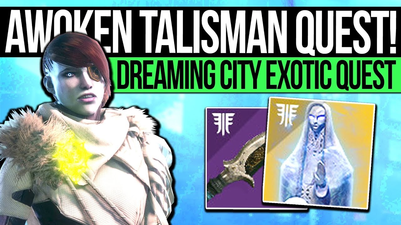 Destiny 2 | HOW TO UNLOCK DREAMING CITY! Awoken Talisman Quest Guide, Fragment Locations & Rewards!
