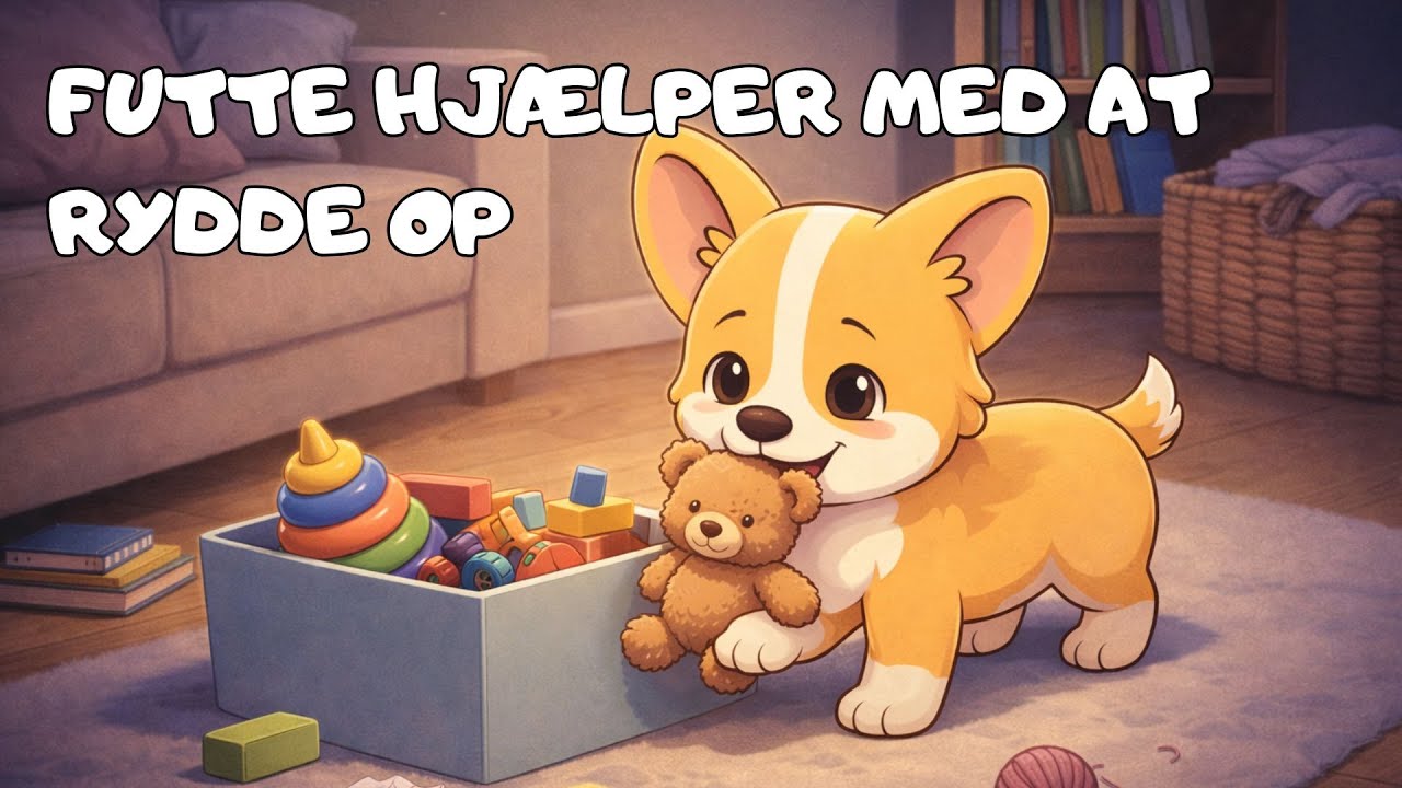 Futte hjælper med at rydde op | Godnathistorier for børn | Lydbog for børn
