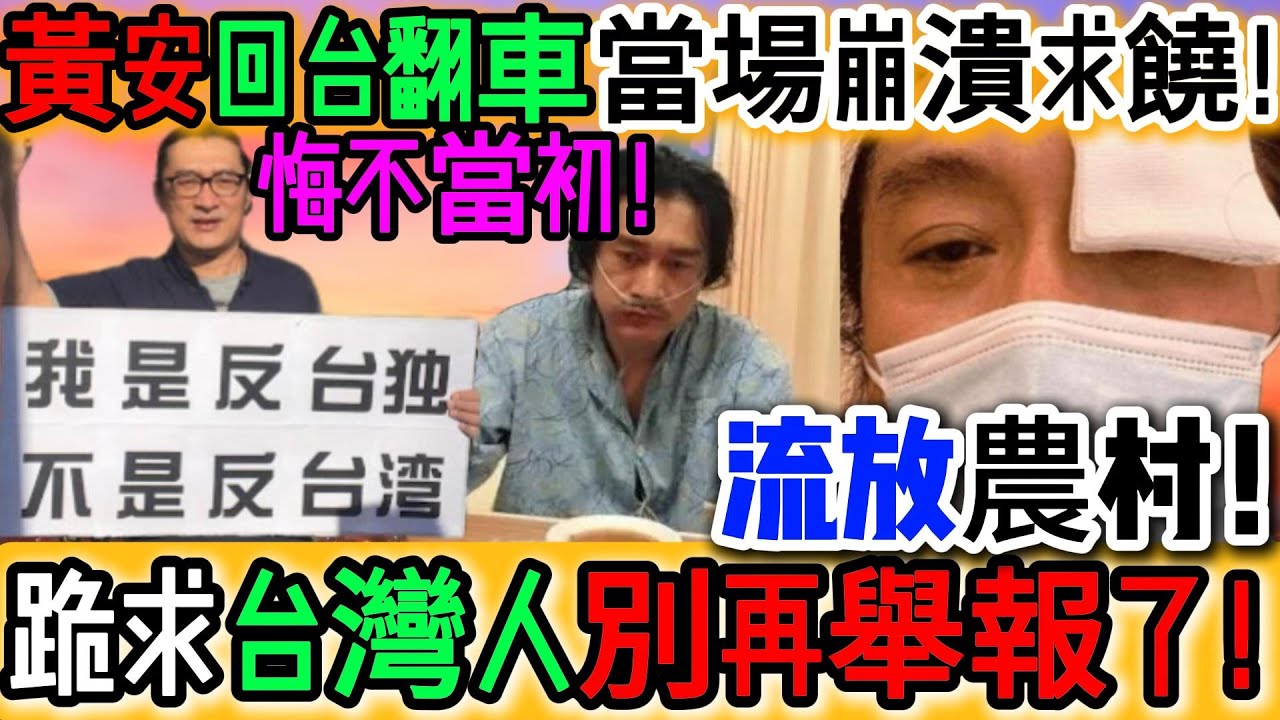 悔不當初！徹底翻車！黃安回台遭抓現行！違規行為曝光崩潰求饒！一路舔到被流放農村、身敗名裂真實下場！以為舔對邊就能翻身？看看他的下場：身份被榨乾、流量被吸完、最後一腳踢開！｜Reaction Video