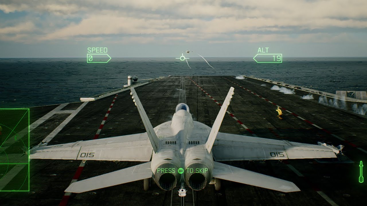 Ace Combat 7 Skies Unknown Gameplay | Mission 03: Two-Pronged Strategy - Piloting F/A-18 Hornet
