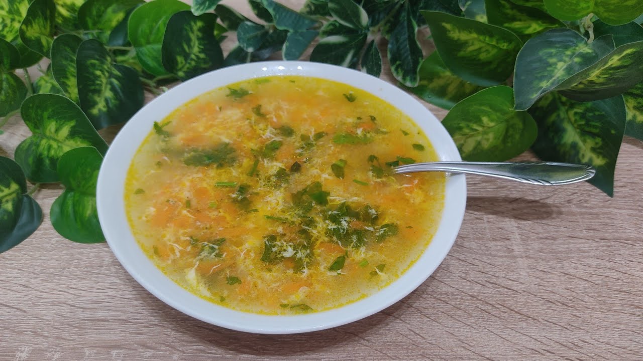 Polévka ze školky - Mrkvová s krupicí a vejcem