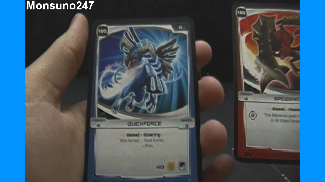 Opening a Monsuno Toy Figure 2-pack with Quickforce and Spiderwolf