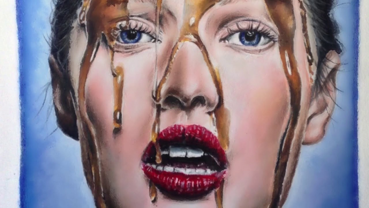 My painting inspired by Mike Dargas