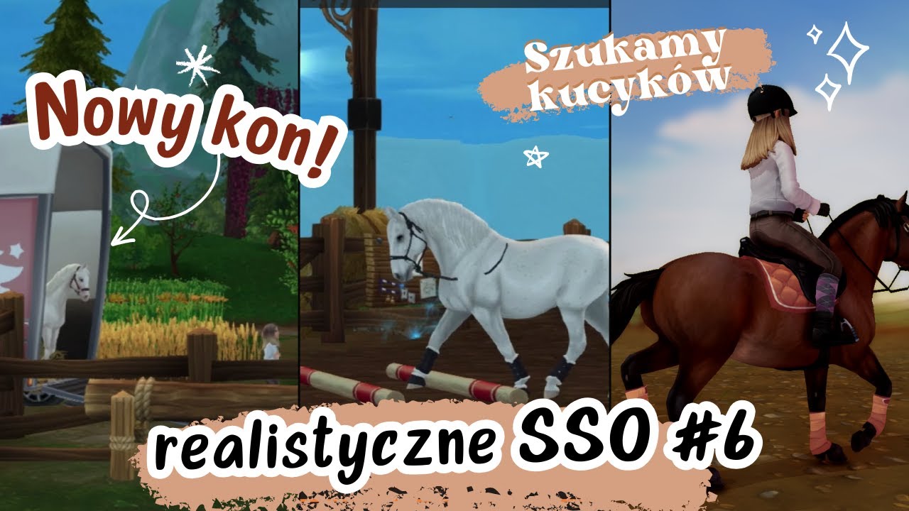 SZUKAM KUCYKÓW DO MOJEJ STAJNI + PRZYJAZD NOWEGO KONIA 🐴 | Realistyczne SSO #6