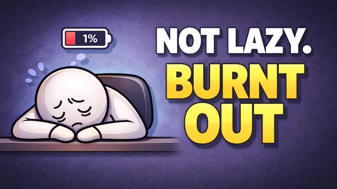 Burnout vs. Laziness: The TRUTH You NEED to Hear (It's NOT What You Think!)