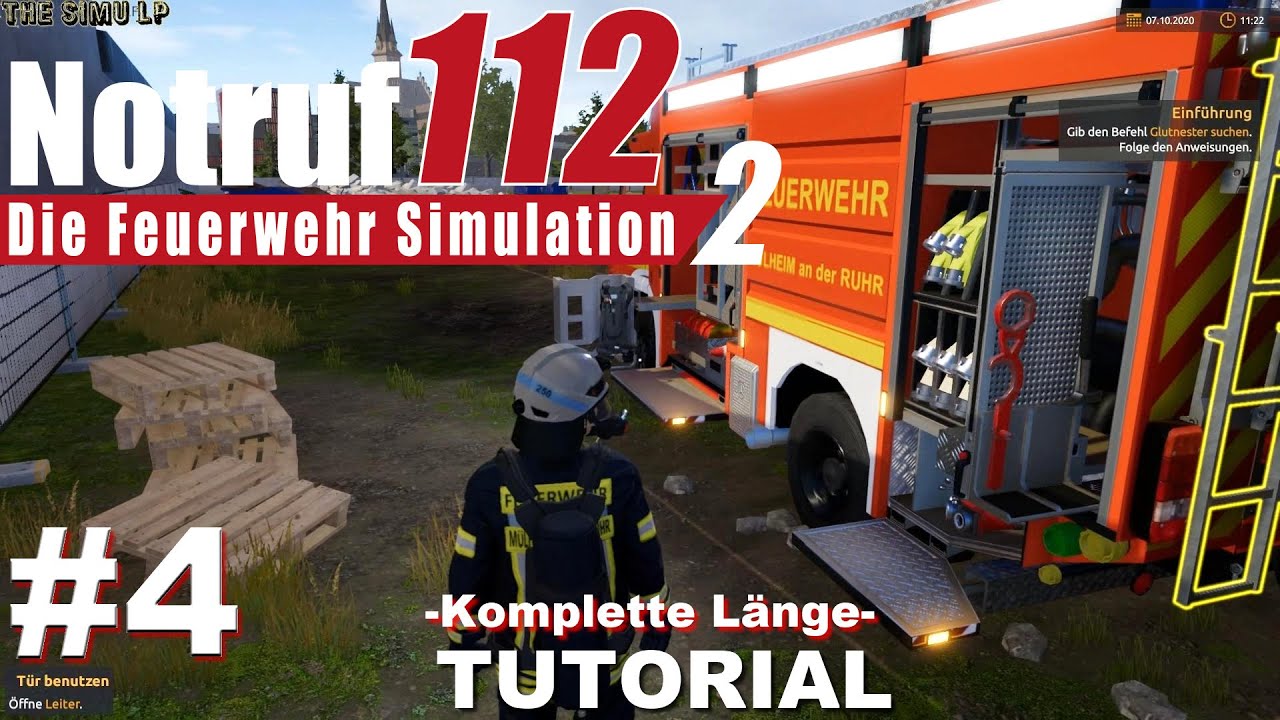 Notruf 112 – Die FeuerwehrSim. 2 - #4 | Tutorial 1-3 Komplette Länge [Einführung]
