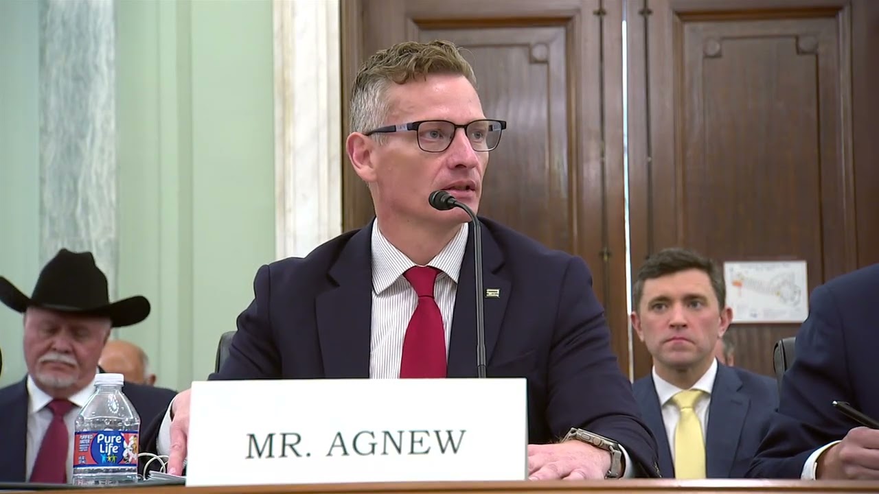 Sen. Dan Sullivan (R-Alaska) at a Senate Commerce Committee hearing - January 28, 2026