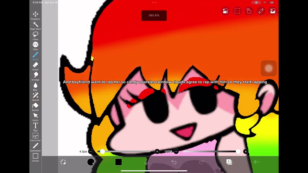 Emily makes a fnf oc(JOKE!!)