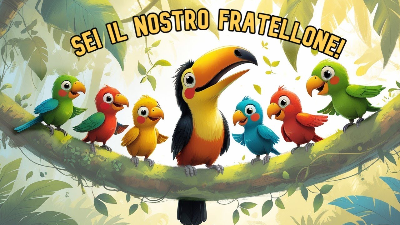 Il Tucano Adottato  -  Storia Per Bambini