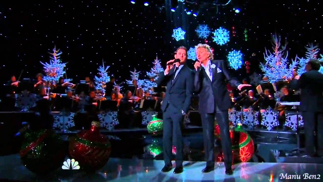 Michael Bublé & Rod Stewart  -  Winter wonderland (2012)