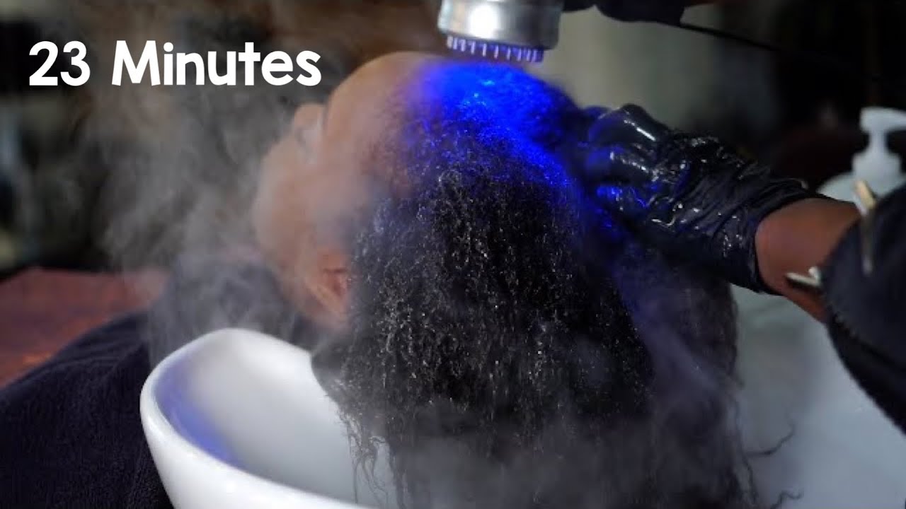 She Couldn’t Believe the Results 😍 | Heavenly Silk Press Spa for Natural Hair (Start to Finish)