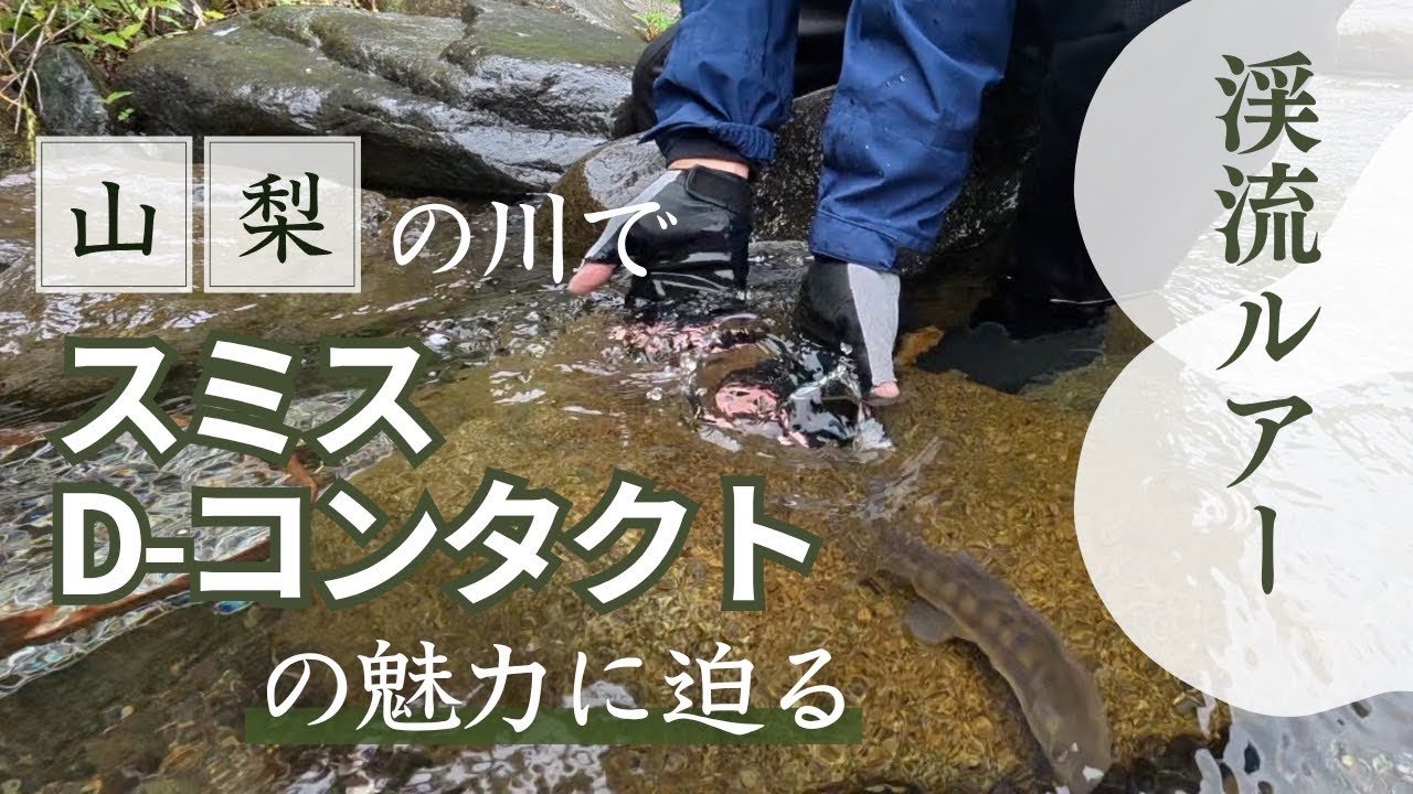 スミスＤコンタクトの秘密に迫る！山梨の渓流ルアー