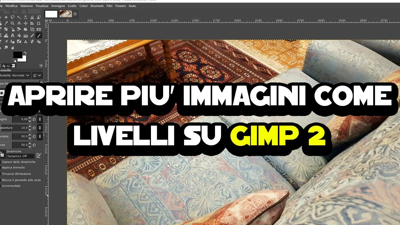 Come aprire pi&ugrave; immagini come livelli su Gimp 2