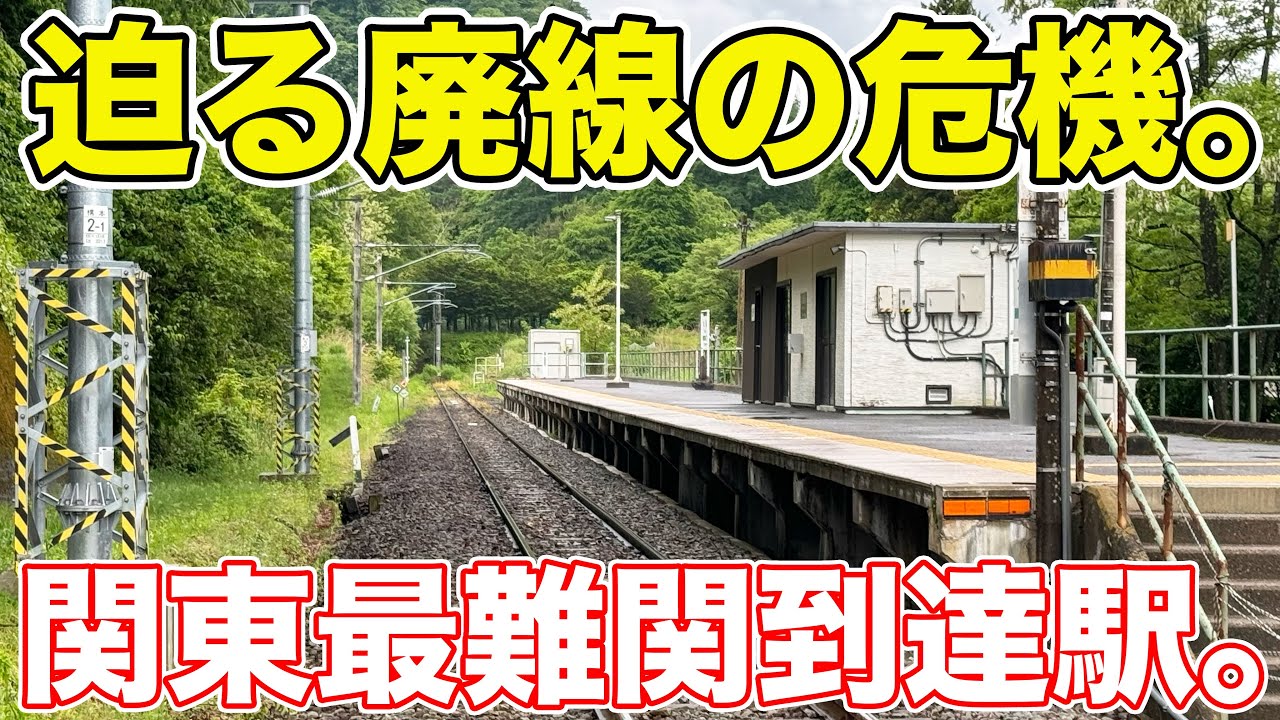 【1日4本】関東JR駅で最も行きにくい路線に乗ってきた。