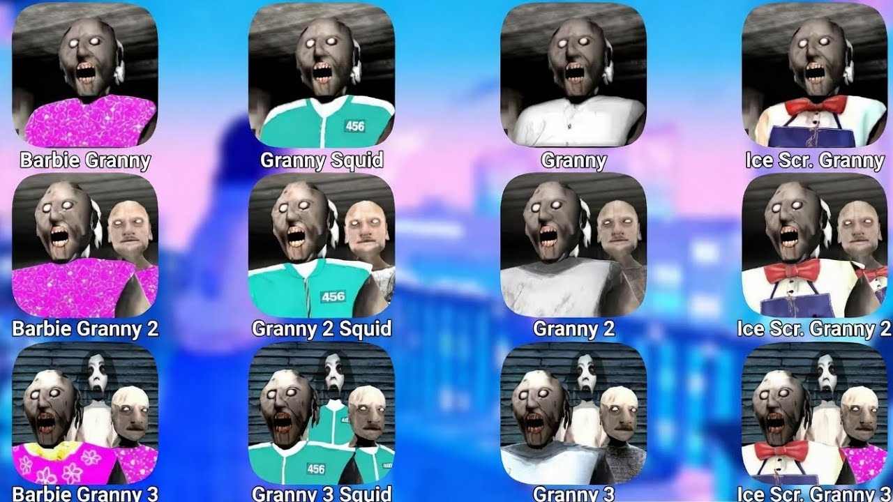 Granny 1, 2 & 3 All Mods | Granny Mod || Granny Barbie || Granny Slendrina X || Ice Scream Granny  