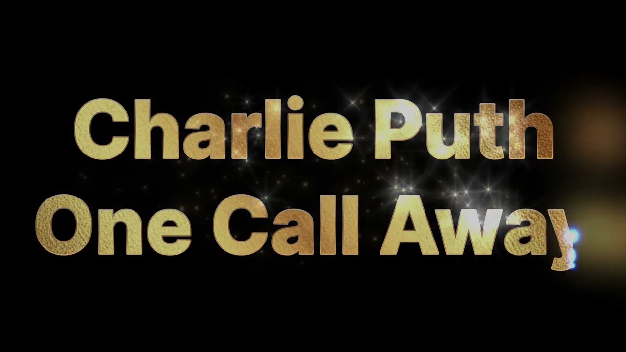 Charlie Puth - One Call Away - Karaoke Version | Lyrics On Screen