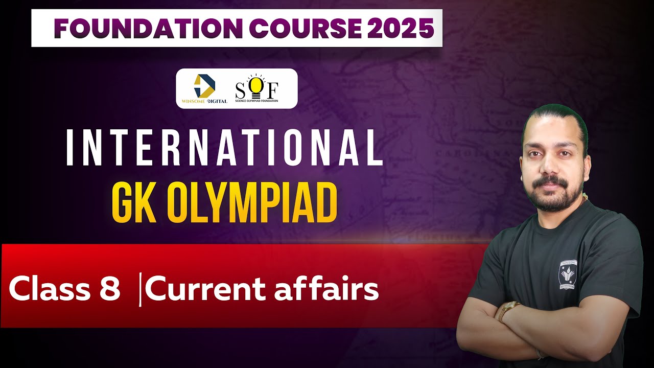 Class 8 International GK Olympiad | Current affairs | IGKO  Important Questions