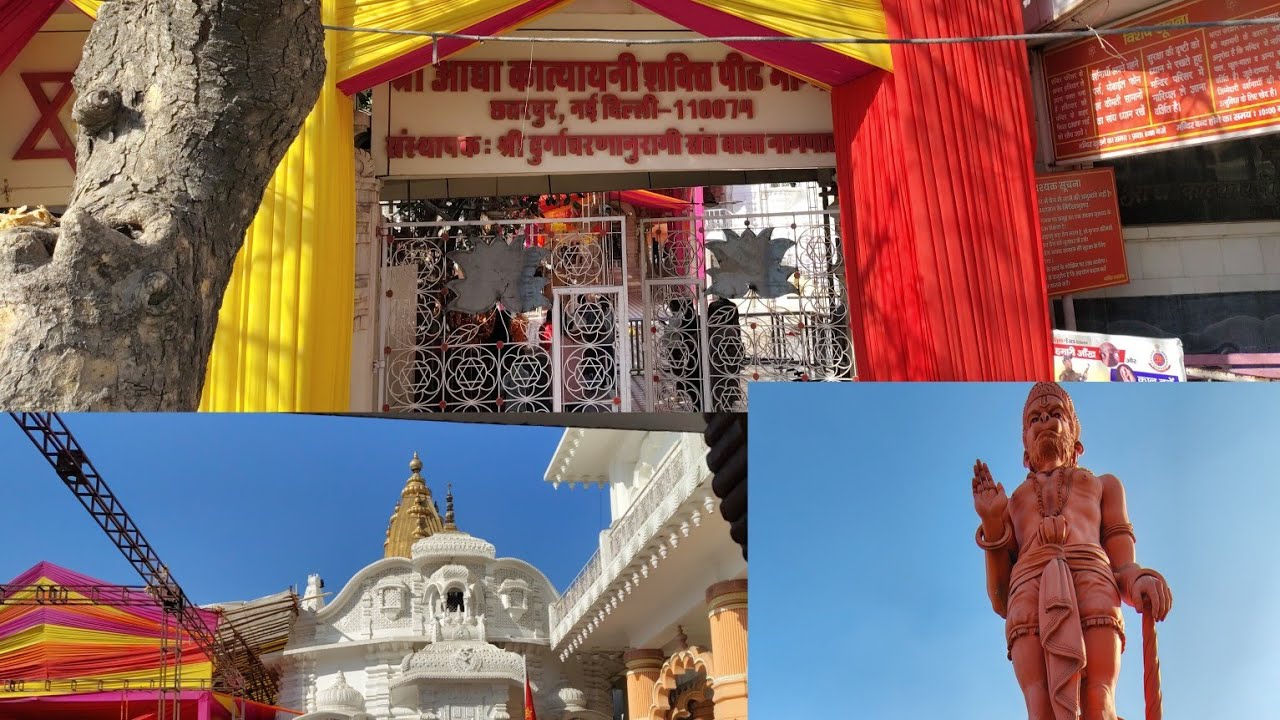 Chhatarpur Mandir Delhi Darshan | Day 1 | Visiting Bharat Famous Mandir Challenge