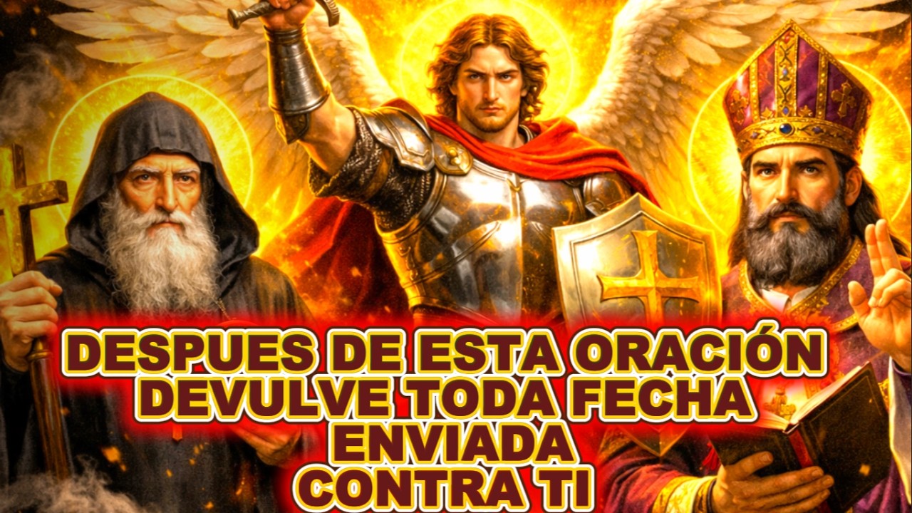 ♦️ Devuelve Toda Flecha Contra Ti HOY (San Benito • San Miguel • San Cipriano) 💥💖