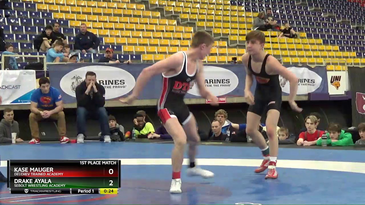 Junior 113 Kase Mauger Delchev Trained Academy Vs Drake Ayala Sebolt Wrestling Academy