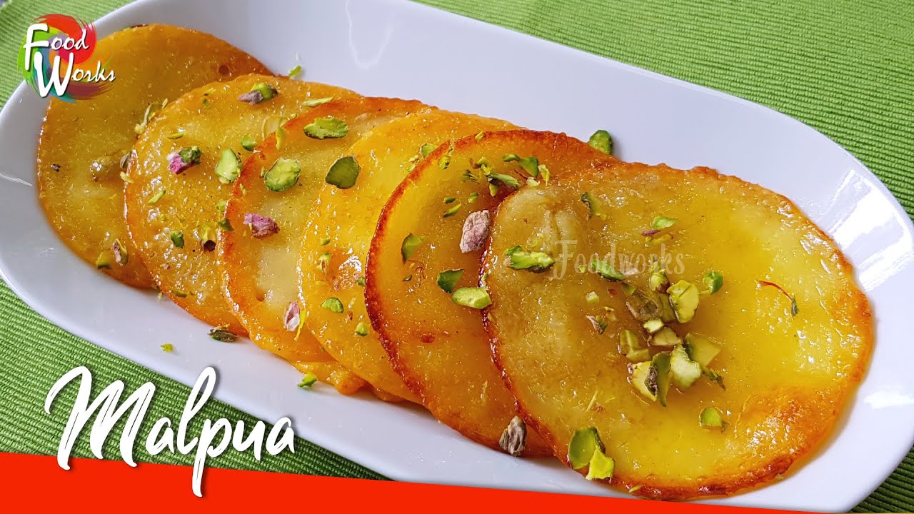 Malpua Recipe | Perfect Homemade Malpua Recipe | Rajasthani Rabdi Malpua | Indian Sweet | Foodworks