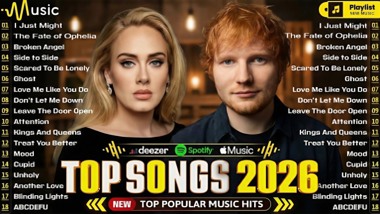 Ed Sheeran, Rihanna, Selena Gomez, Bruno Mars, Maroon 5, Zayn, Adele, Dua Lipa 💎 Billboard Hot 100