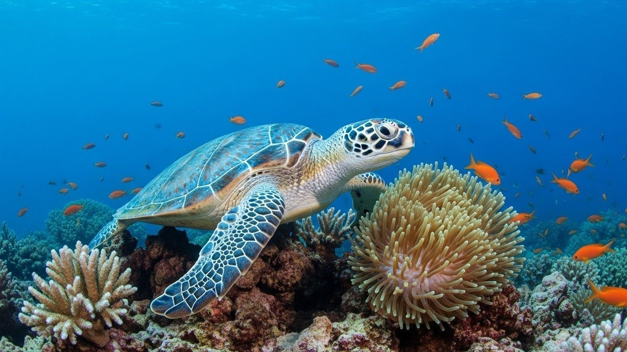 Gentle Underwater Sounds with Peaceful Sea Energy for Emotional Healing