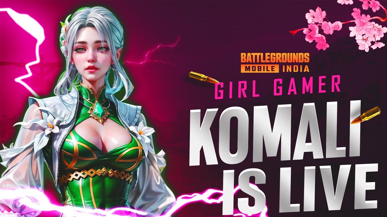 Bgmi Live | Rush and fun with komali #live #livestream #girlgamer  #komaliislive