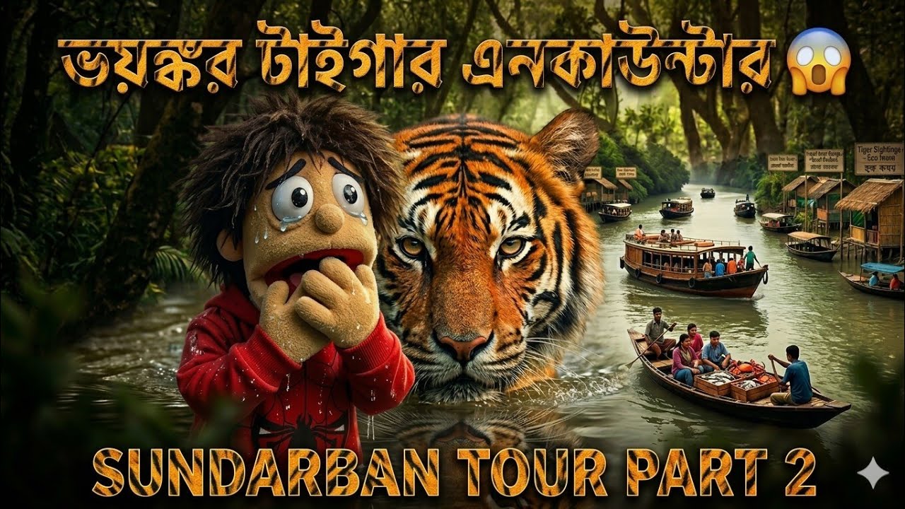 ম্যানগ্রোভ অরণ্যে বাঘের মুখোমুখি | Royal Bengal Tiger Sighting in Sundarban | Sundarban Vlog 2