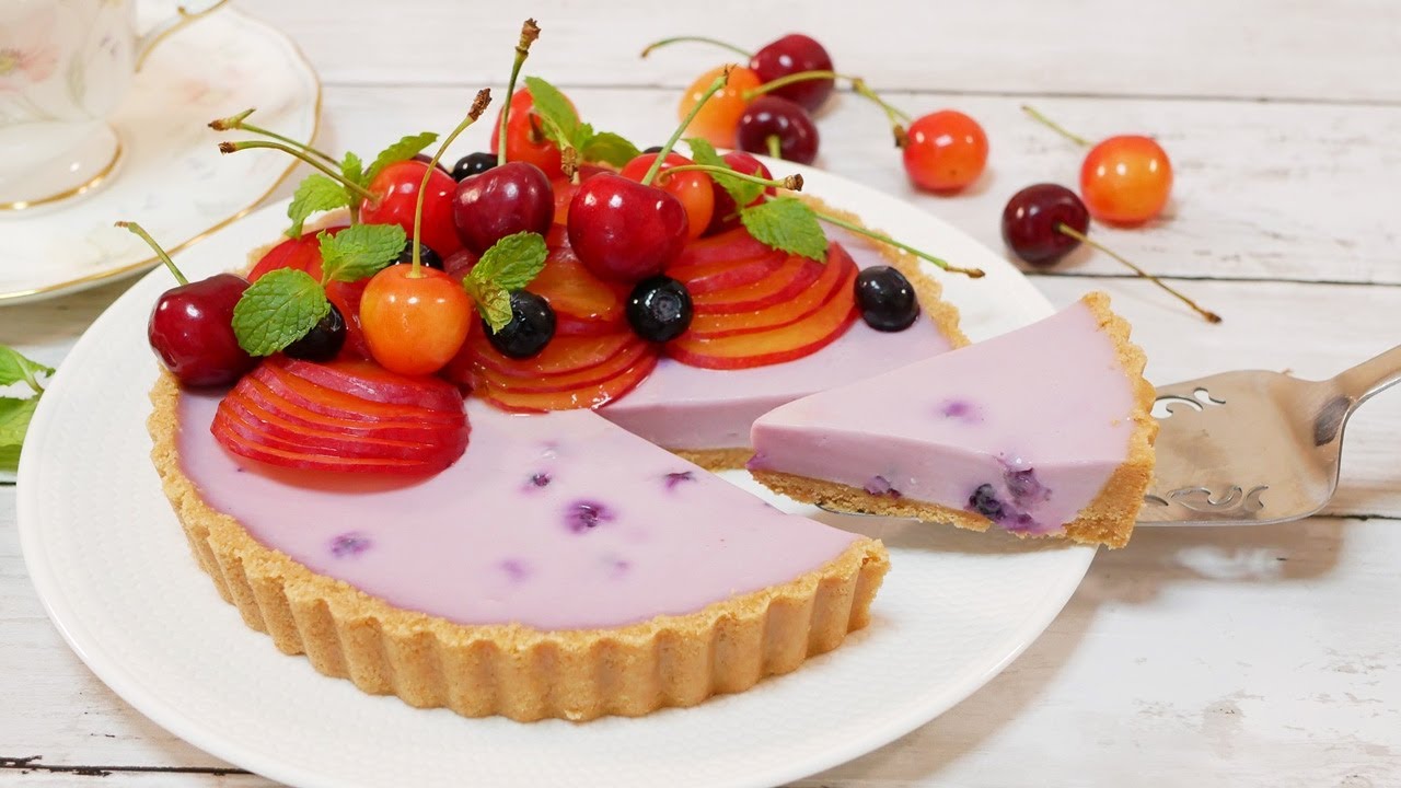 ブルーベリーのタルトの作り方 How to make blueberry tart