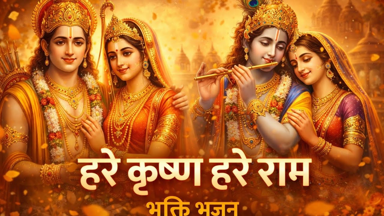 Hare Krishna Hare Rama | Radhe Krishna Bhajan | Ram Sita Bhakti Song | Morning Bhajan 2026