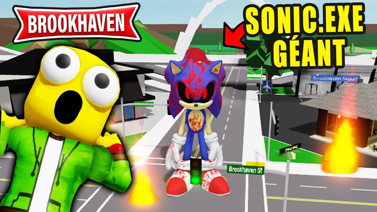 ODA ET LA TEAM JAUNE CONTRE SONIC.exe G&Eacute;ANT ! BROOKHAVEN RP