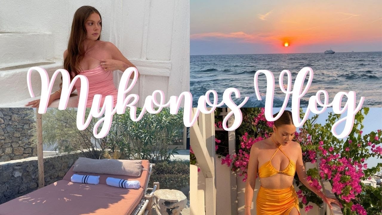 MYKONOS VLOG!!! | My First Ever YouTube Video | Molly Brooks