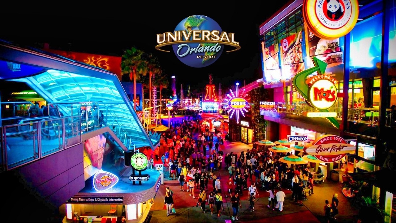 Universal CityWalk Orlando Night Walkthrough 4K  | Full Tour 2026