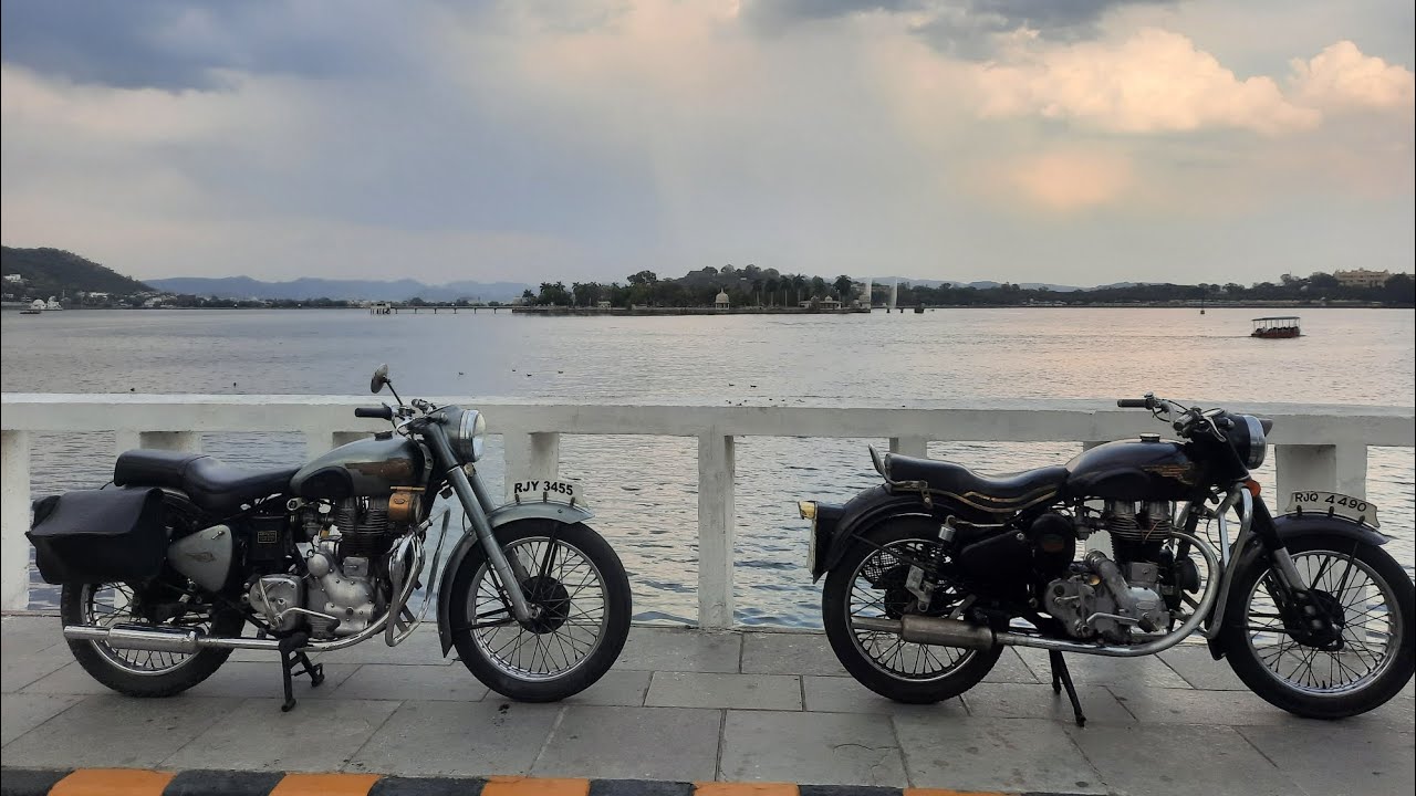 g2 Bullet 350 1954 & 1962 review and  startup at Udaipur 