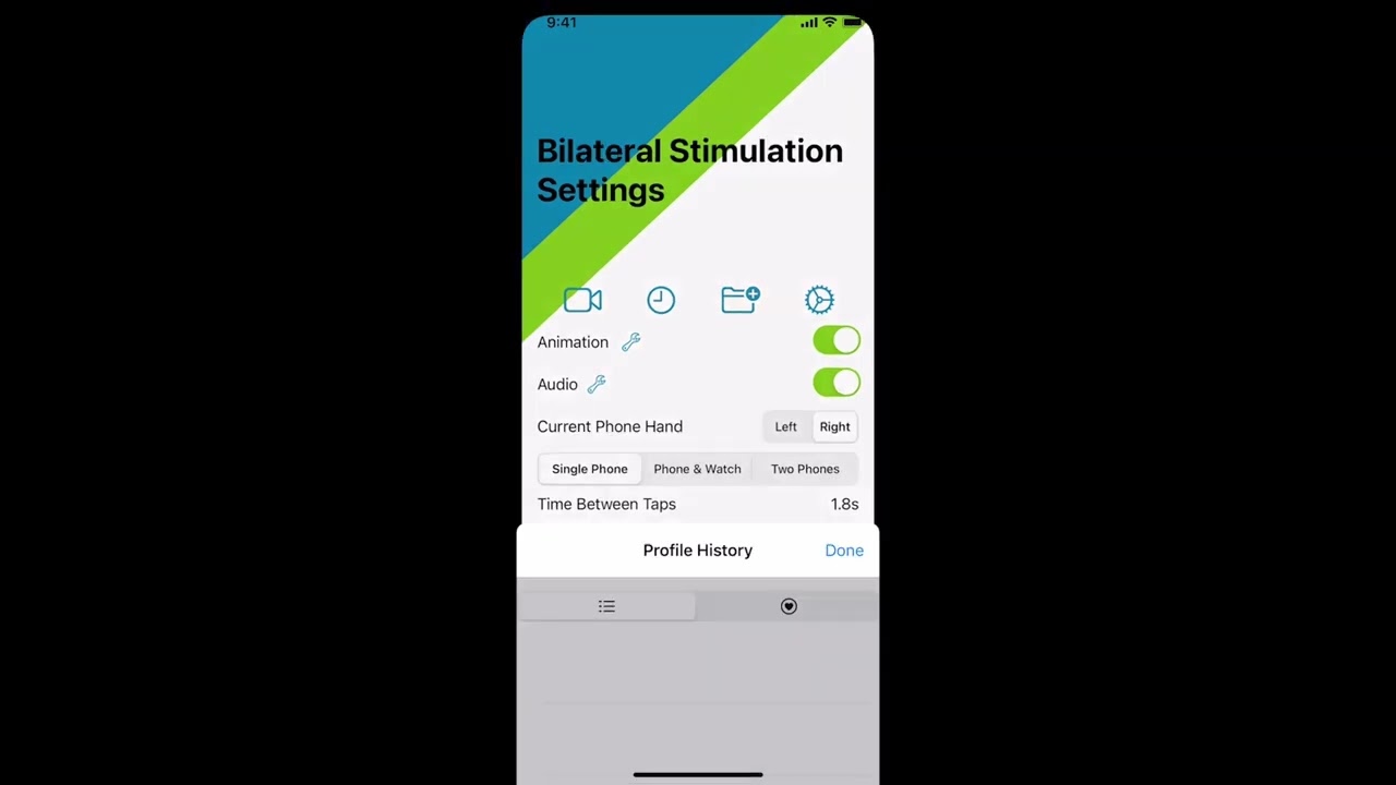 4 Buttons Tutorial - EMDR Tappers App