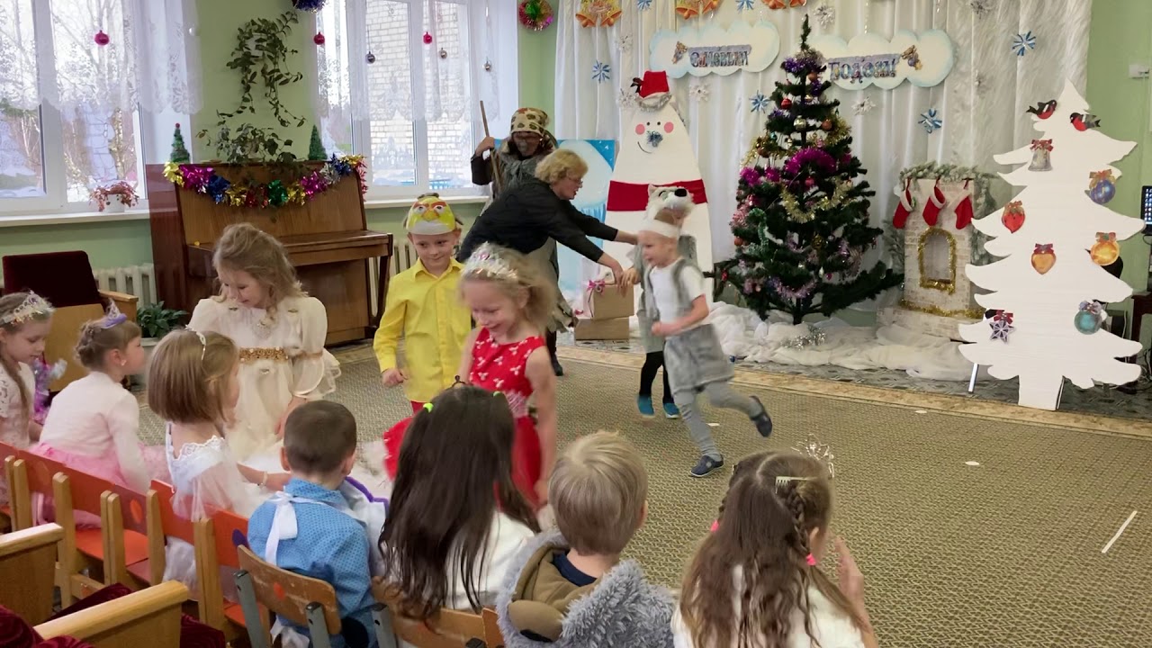 Новогодний утренник в старшей дошкольной группе