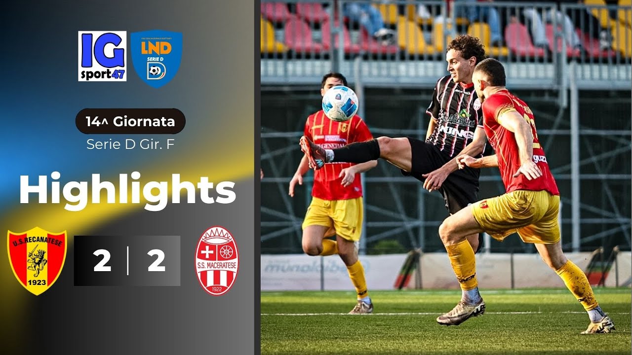 Recanatese-Maceratese 2-2 (Serie D Girone F)