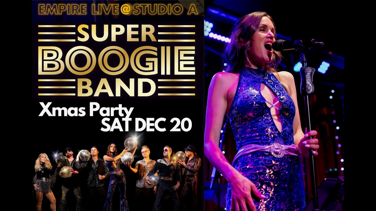 CARWASH performed by SUPER BOOGIE BAND at EMPIRE Music Studios Melbourne XMAS PARTY DEC 20th, 2025