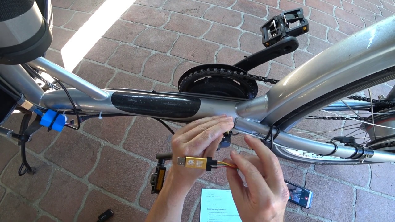 Flashing TSDZ2 Motor