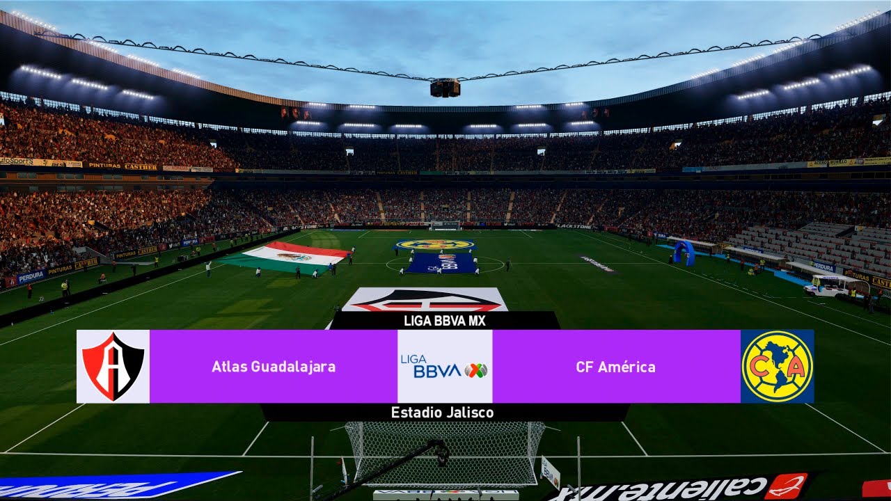 ATLAS vs AMÉRICA - Liga BBVA MX Apertura 2025 - Jornada 06 - PES 2026 Dream Patch