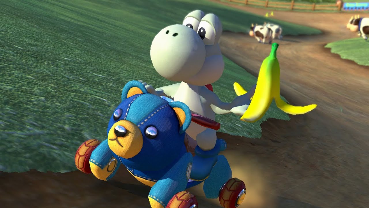Mario Kart 8 Deluxe - 200cc Shell Cup (White Yoshi Gameplay)